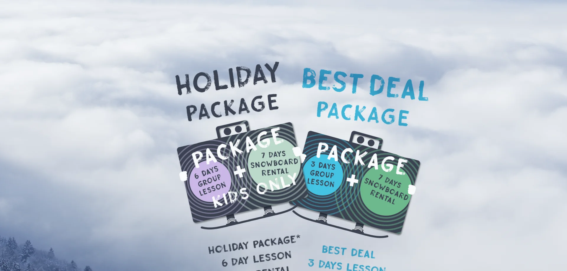 Snowboard All in One Pakete!Kurs & Verleih zusammen buchen