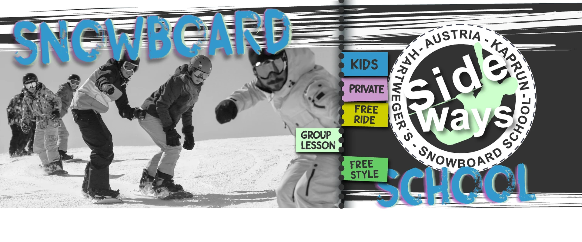 Snowboard GROUP LESSONSLearn to ride safely and with more confidence on the slopes in Kaprun