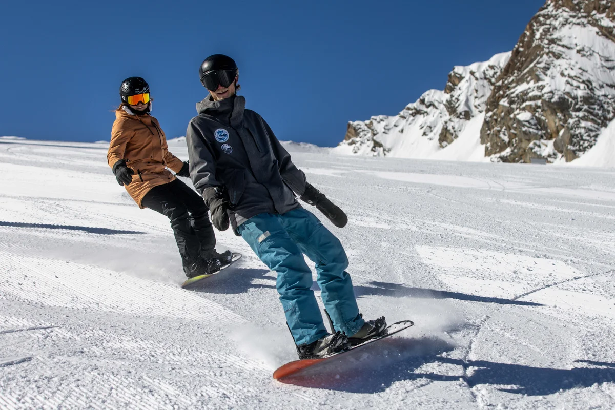 Snowboard Anwärter Training
