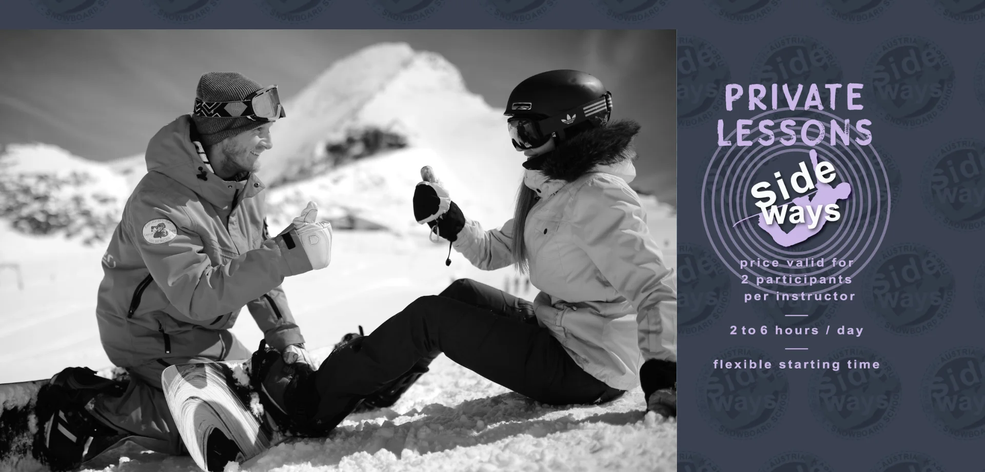 Snowboard PRIVAT UNTERRICHT Effektiv und sicher lernen in Kaprun